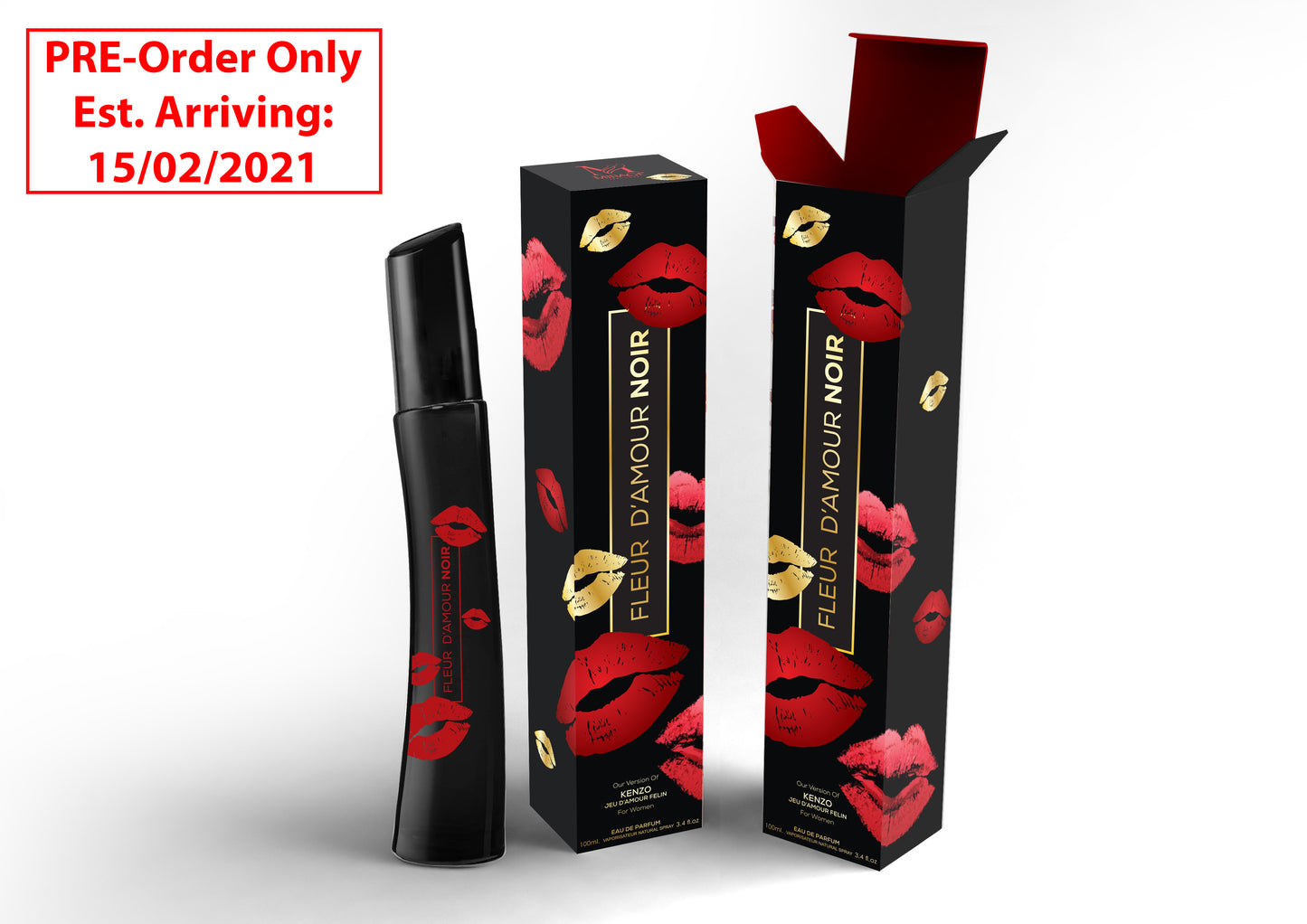 Fleur D'Amour Noir Eau de Parfum 100ml