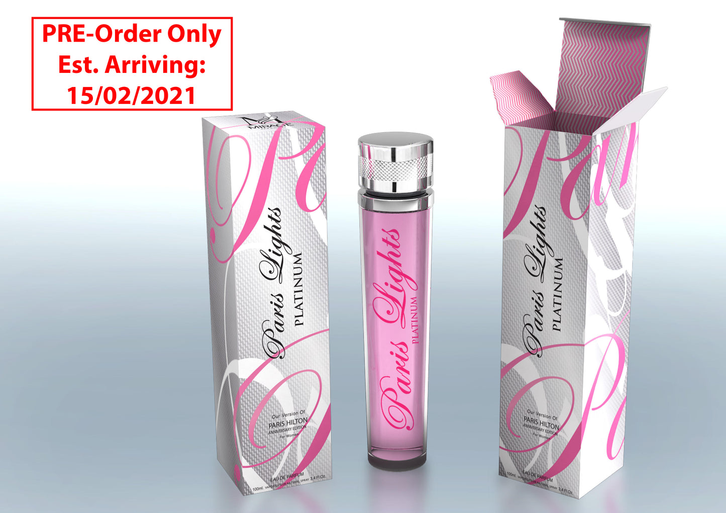 Paris Lights Platinum Eau de Parfum 100ml