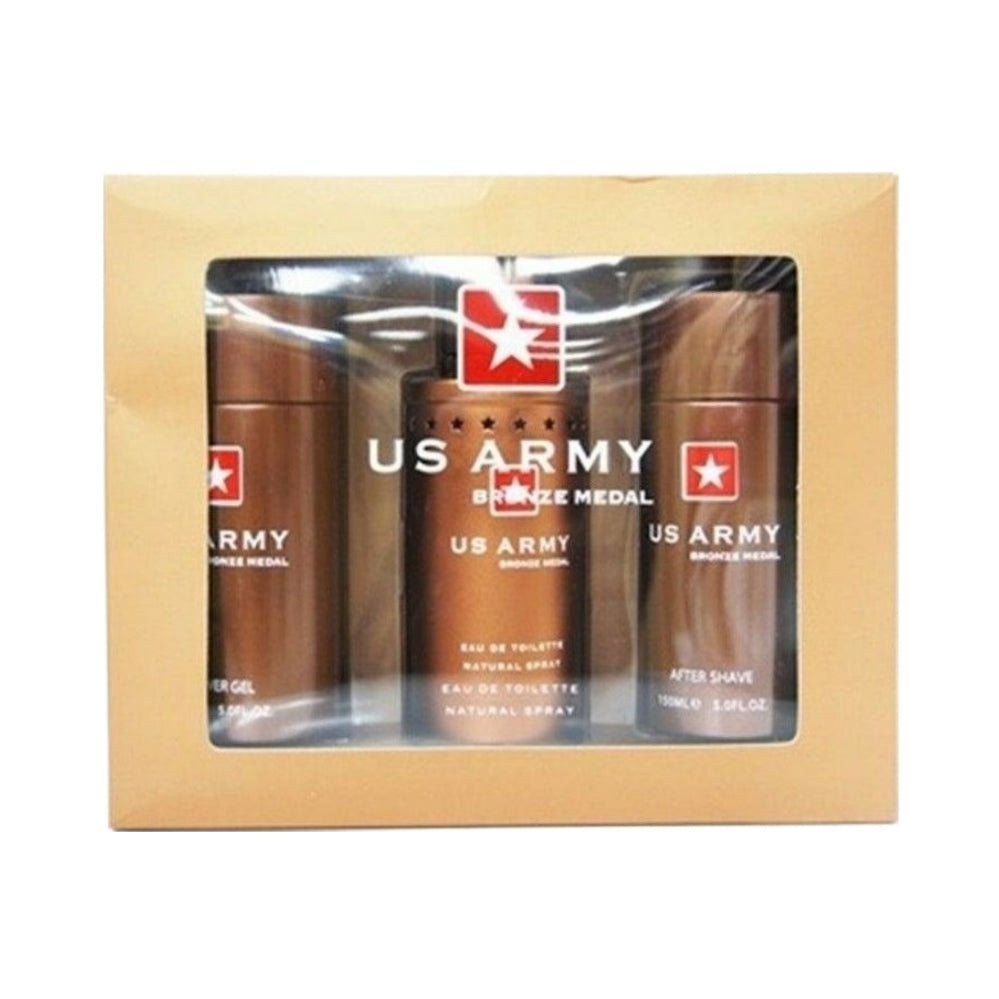 Us Army Bronze 3 Piece Eau de Toilette 100ml