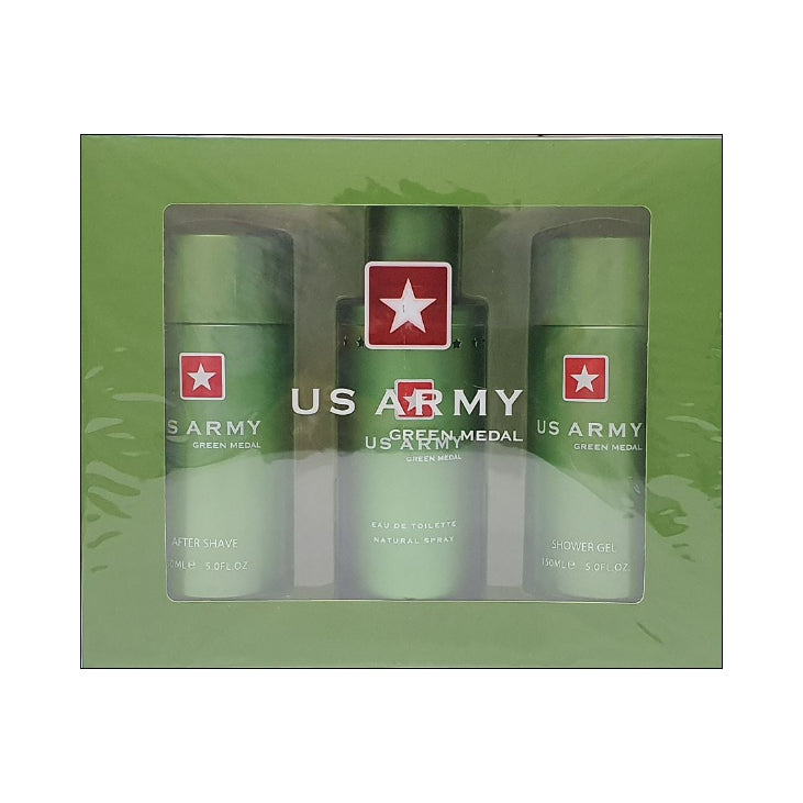 Us Army Green 3 Piece Eau de Toilette 100ml