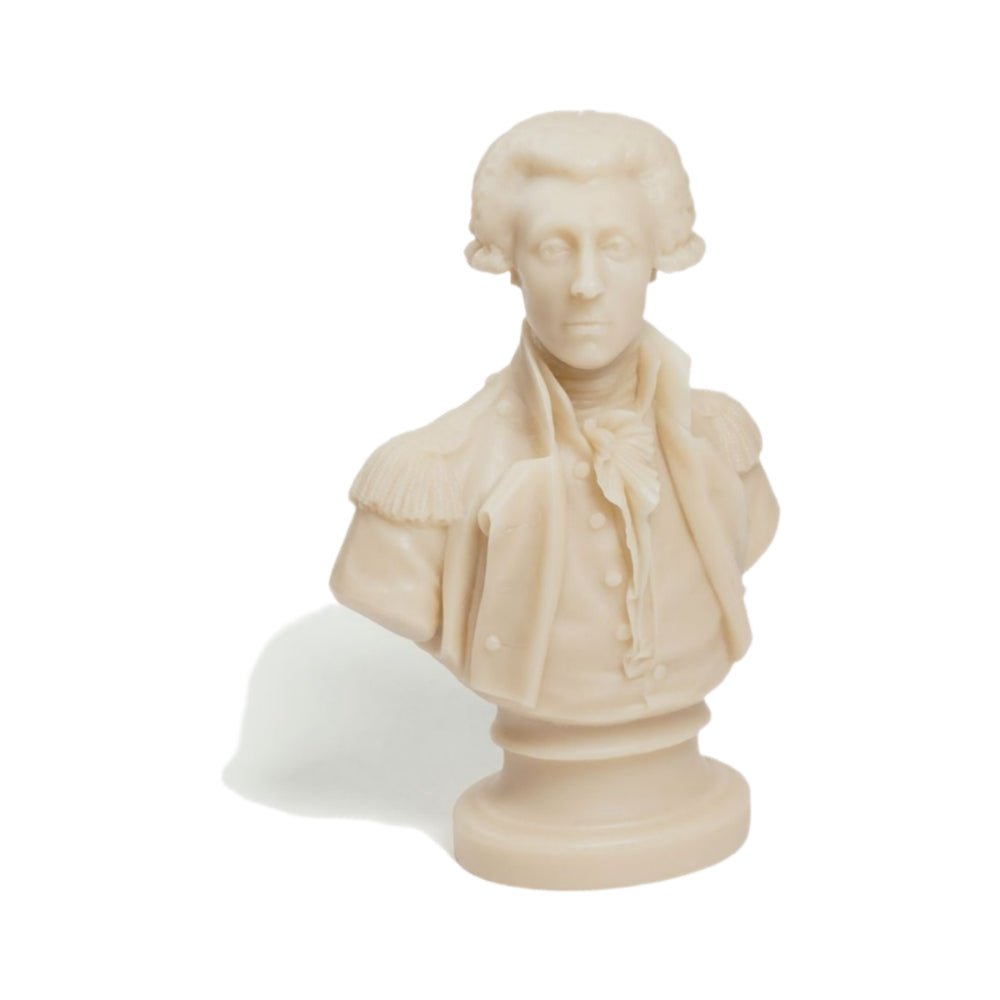 Lafayette Bust Stone Candle 35cm