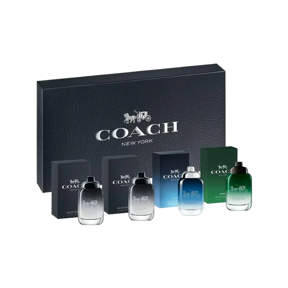 Coach Men Miniature 4 Piece Eau De Parfum 4x5ml