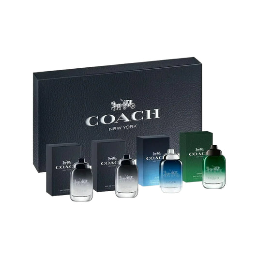 Coach Men Miniature 4 Piece Eau De Parfum 4x5ml