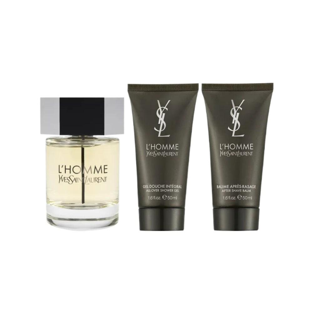 Yves Saint Laurent L'homme 3 Piece Eau De Toilette 100ml