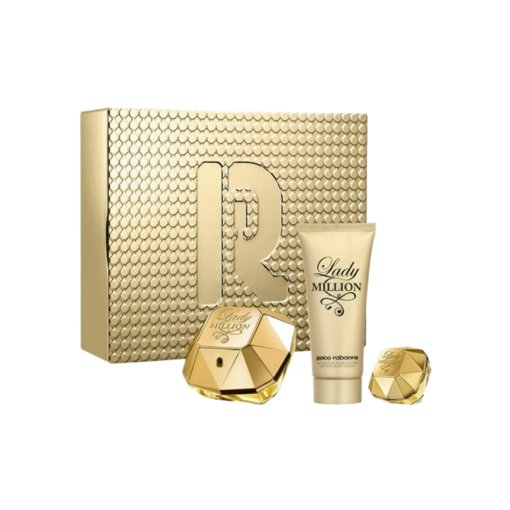 Lady Million 3 Piece Eau De Parfum 80ml