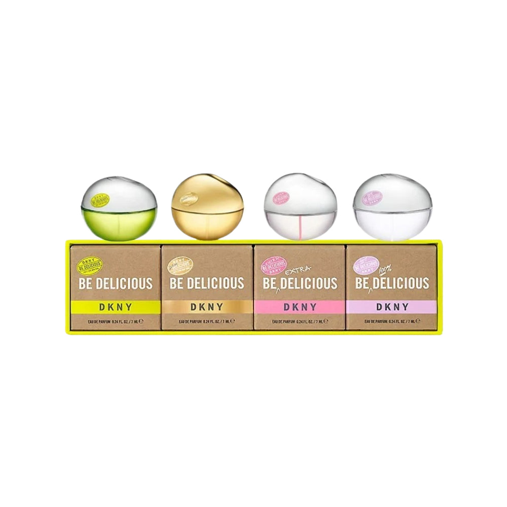 DKNY Be Delicious 4 Piece Eau De Parfum 100ml