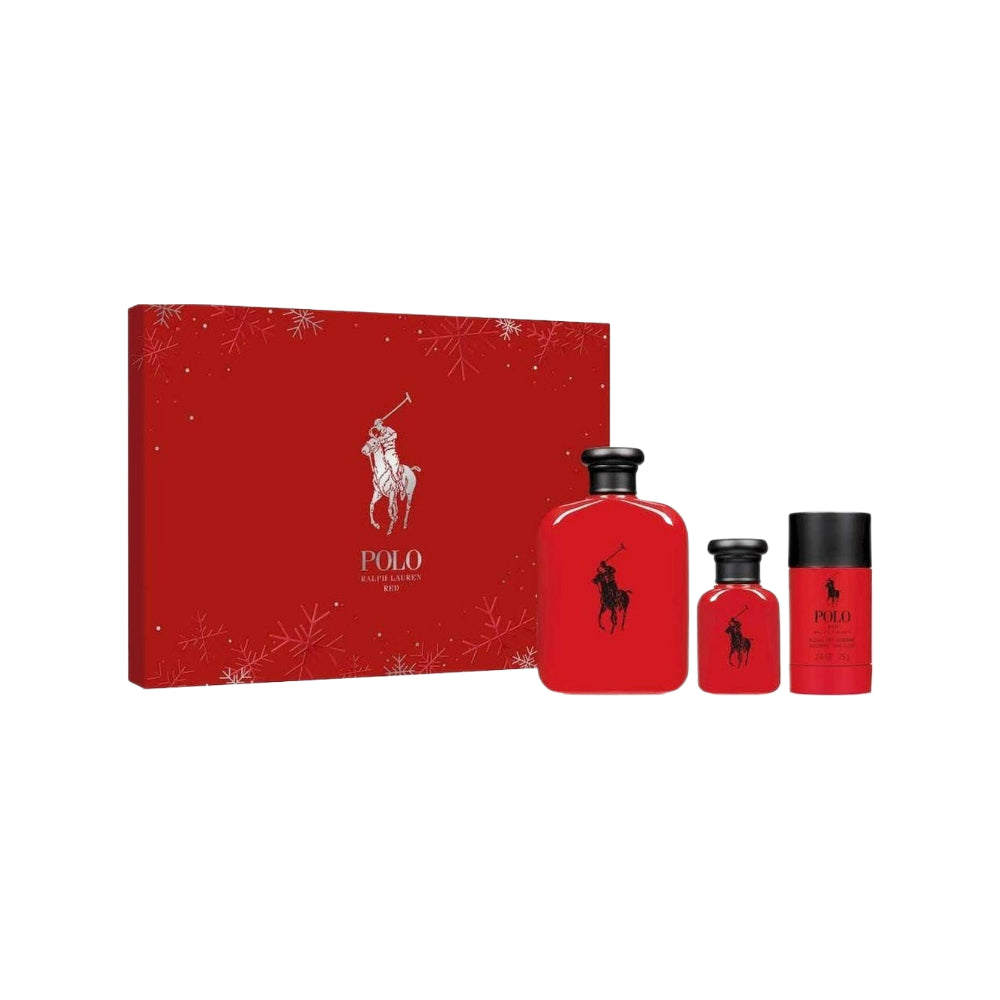 Polo Red 3 Piece Eau De Toilette 125ml