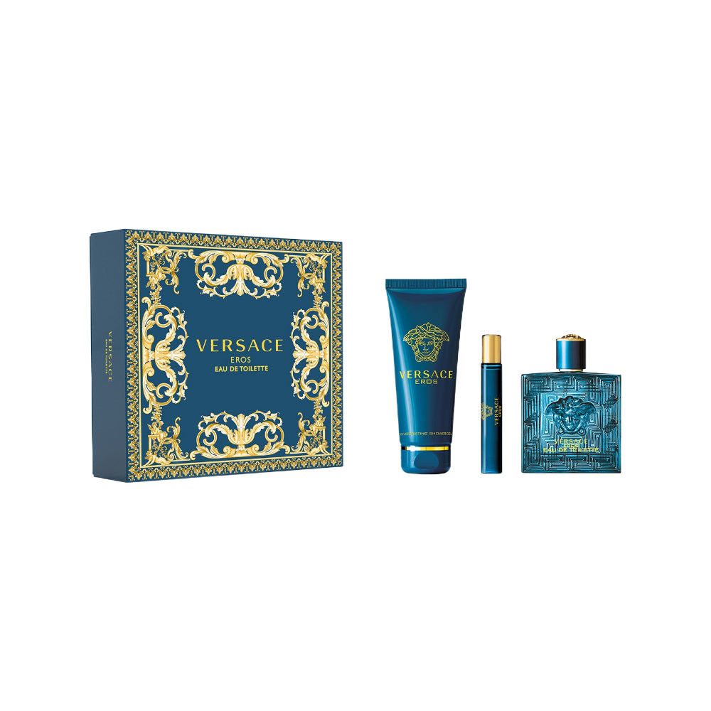 Eros 3 Piece Eau De Toilette 100ml