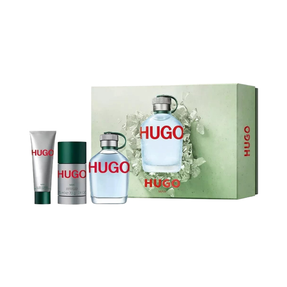 Hugo Man 3 Piece Eau de Toilette 3x125ml