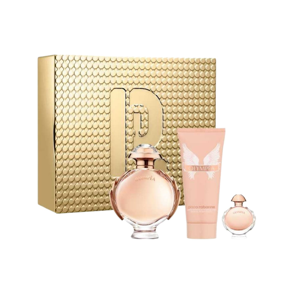 Paco Rabanne Olympea 3 Piece Eau De Parfum 80ml
