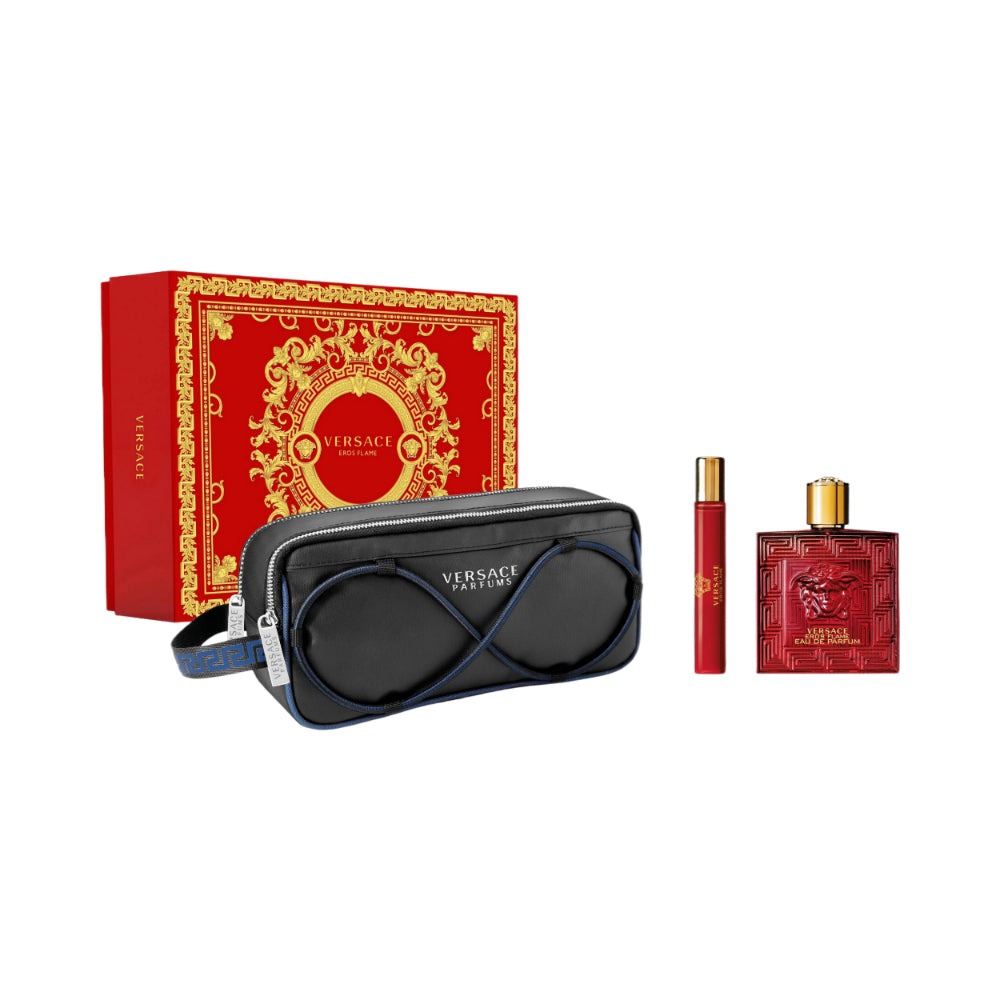 Eros Flame 3 Piece Eau de Parfum 100ml