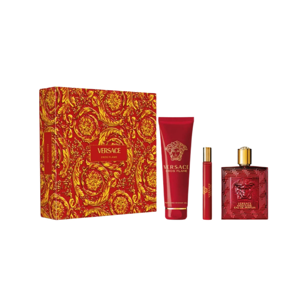 Eros Flame 3 Piece Eau de Parfum 100ml