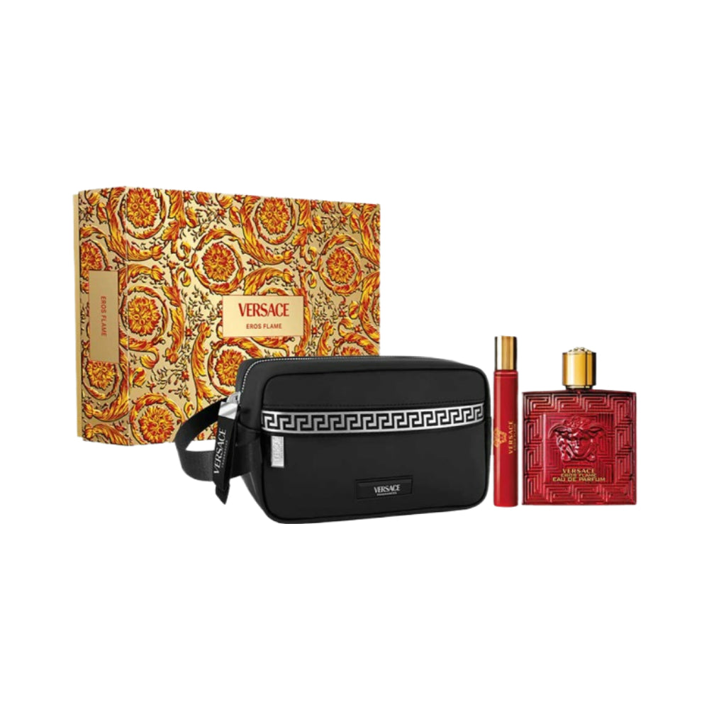 Eros Flame 3 Piece Eau de Parfum 100ml