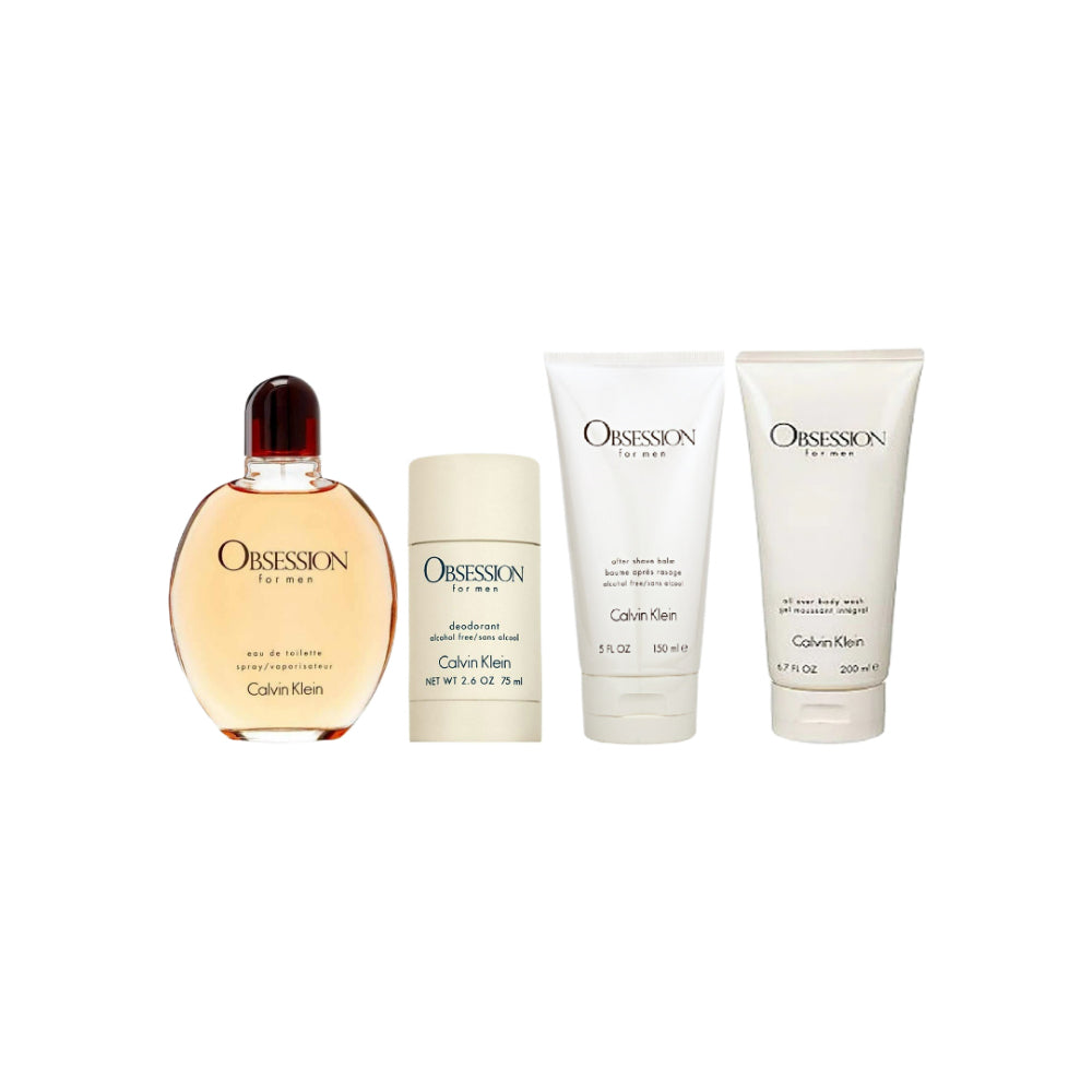 Obsession 4 Piece Eau de Toilette 125ml