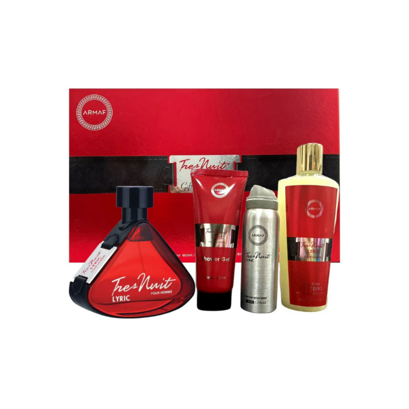 Tres Nuit Lyric 4 Piece Eau de Parfum 100ml