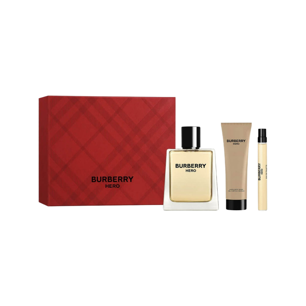 Burberry Hero Man 3 Piece Eau De Toilette 100ml