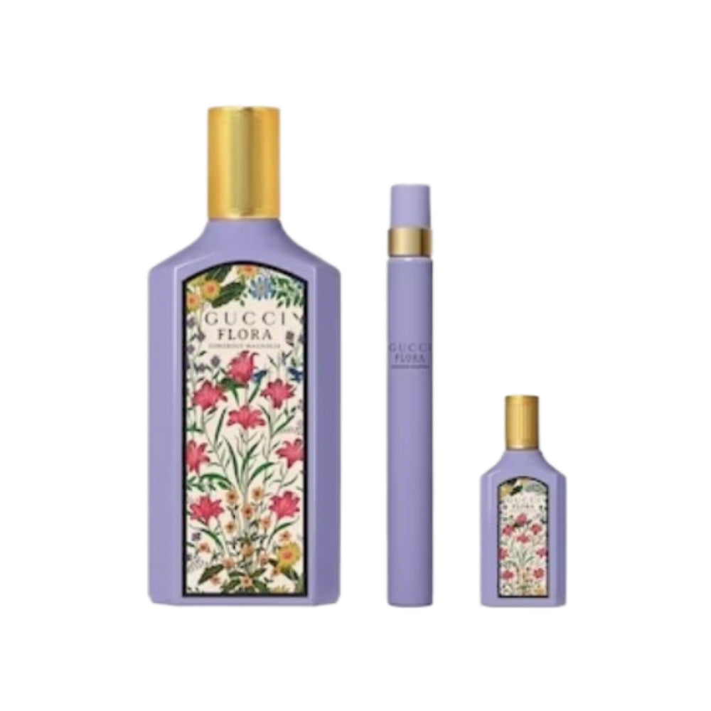 Flora Gorgeous Magnolia 3 Piece Eau De Parfum 100ml