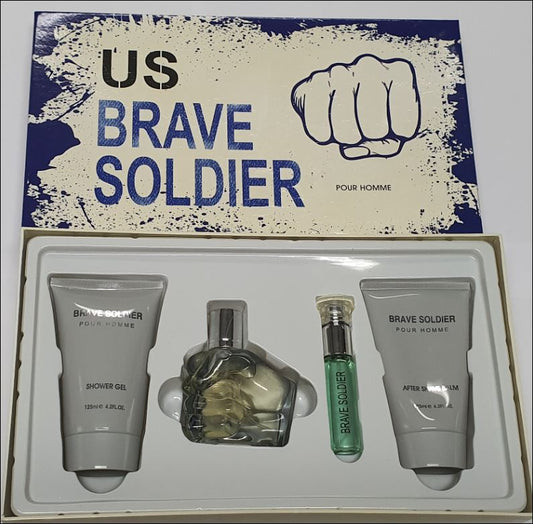 US Brave 4 Piece Eau de Toilette 100ml