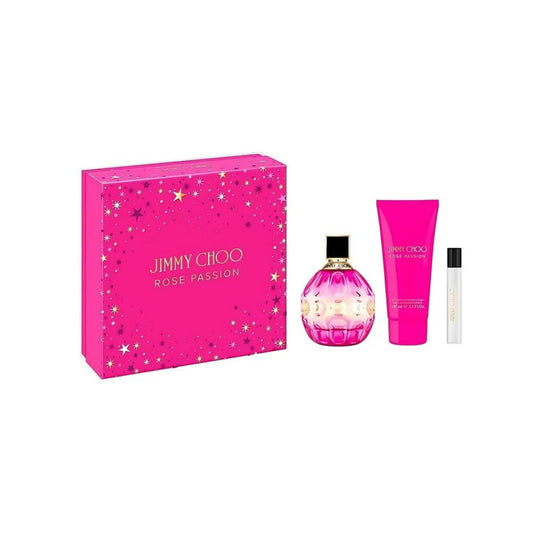 Jimmy Choo Rose Passion 3 Piece Eau De Parfum 100ml