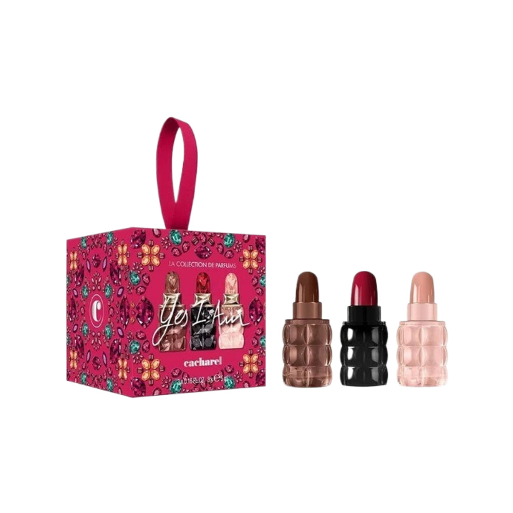 Cacharel Yes I Am 3 Piece Mini Set Eau De Parfum