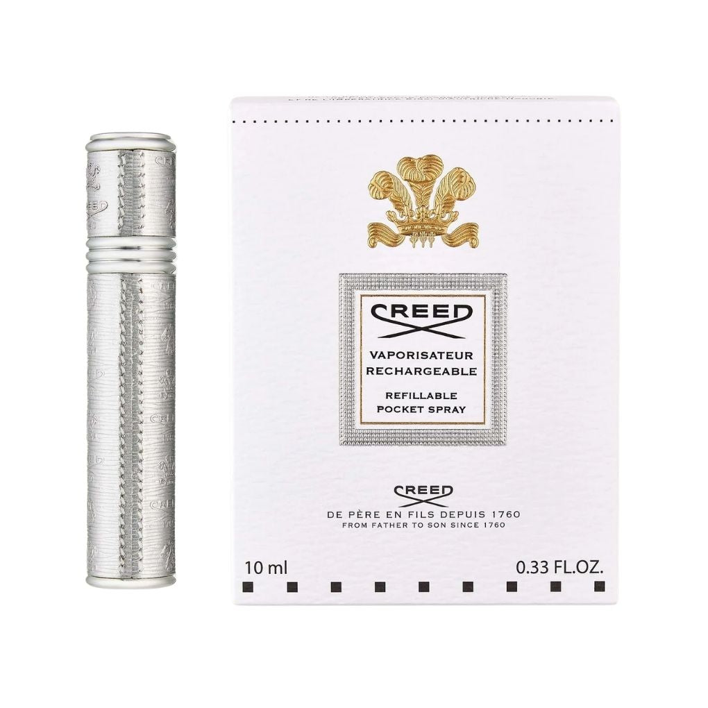 Silver Travel Atomiser 10ml