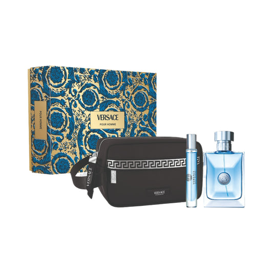 Versace Pour Homme 3 Piece  Eau De Toilette 100ml