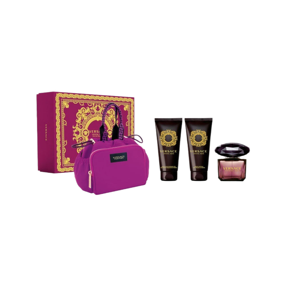 Versace Crystal Noir Set 4 Piece Eau De Toilette