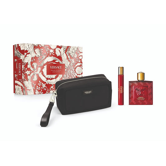 Eros Flame 3 Piece Eau de Parfum 100ml