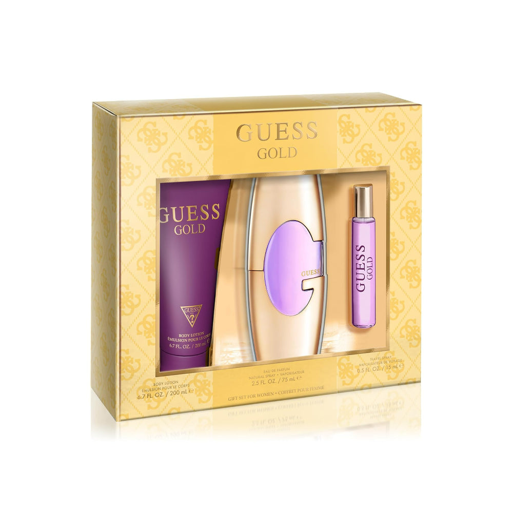 Gold 3 Piece Eau De Parfum 75ml