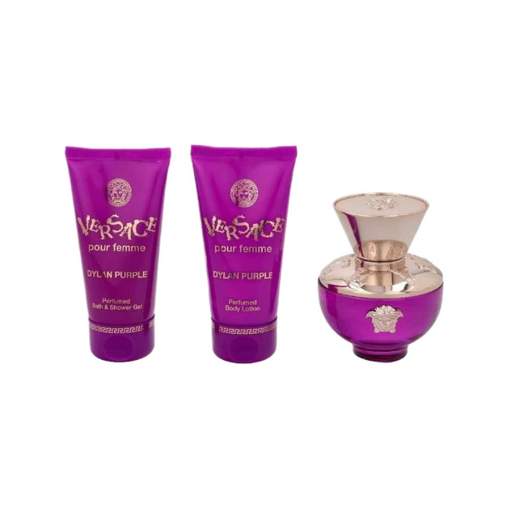 Versace Dylan Purple Pour Femme 3 Piece Eau De Parfum