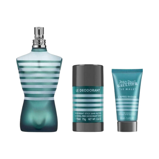 Le Male 3 Piece Eau de Toilette 125ml