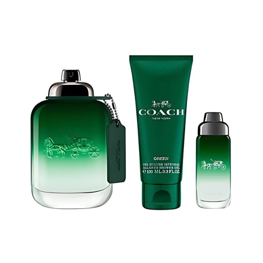 Coach Green 3 Piece Eau De Toilette 100ml