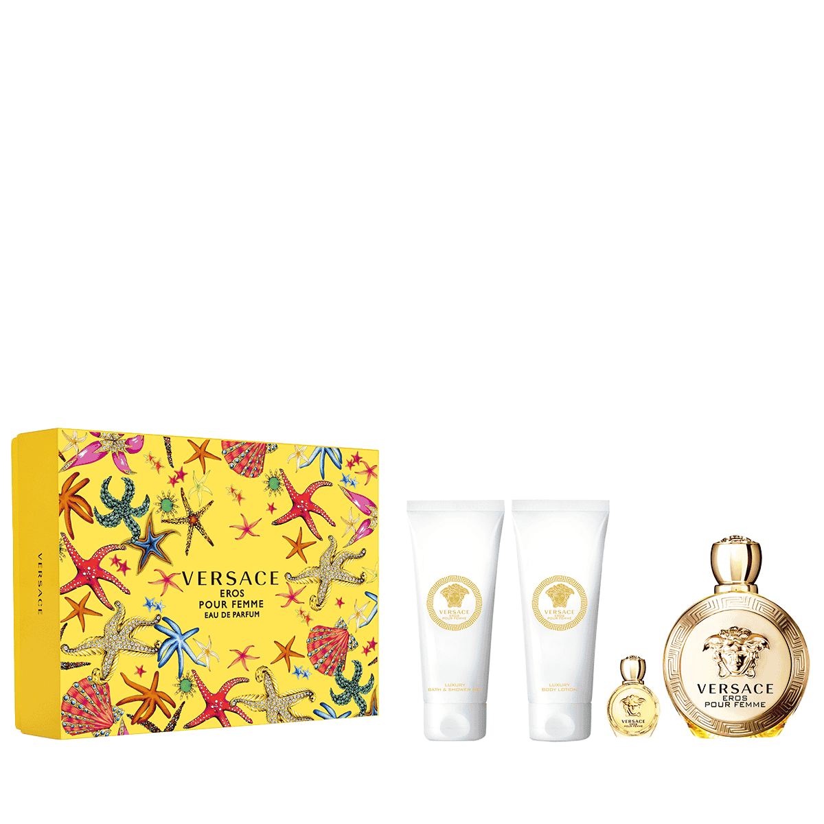 Eros Pour Femme 4 Piece Eau de Parfum 100ml